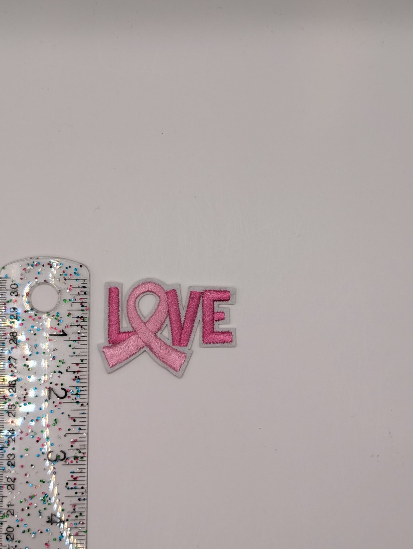 Love w/ Breast Cancer Ribbon