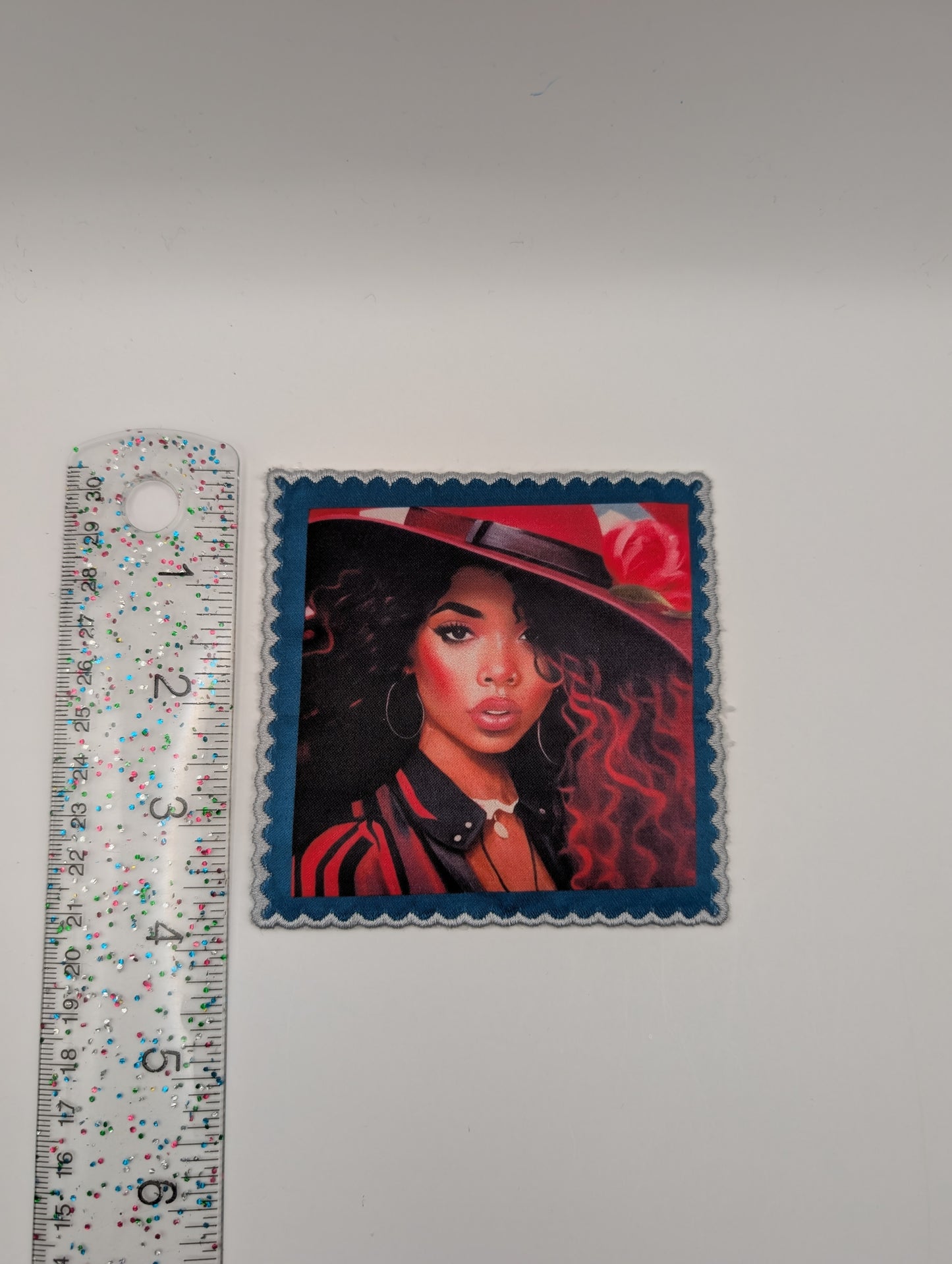 Postage Stamp Lady