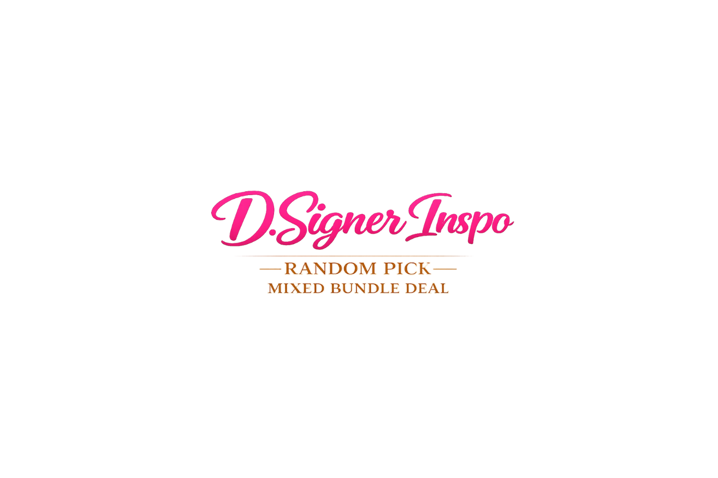 D. Signer Inspo ** Random Pick ** Mixed Bundle Deal