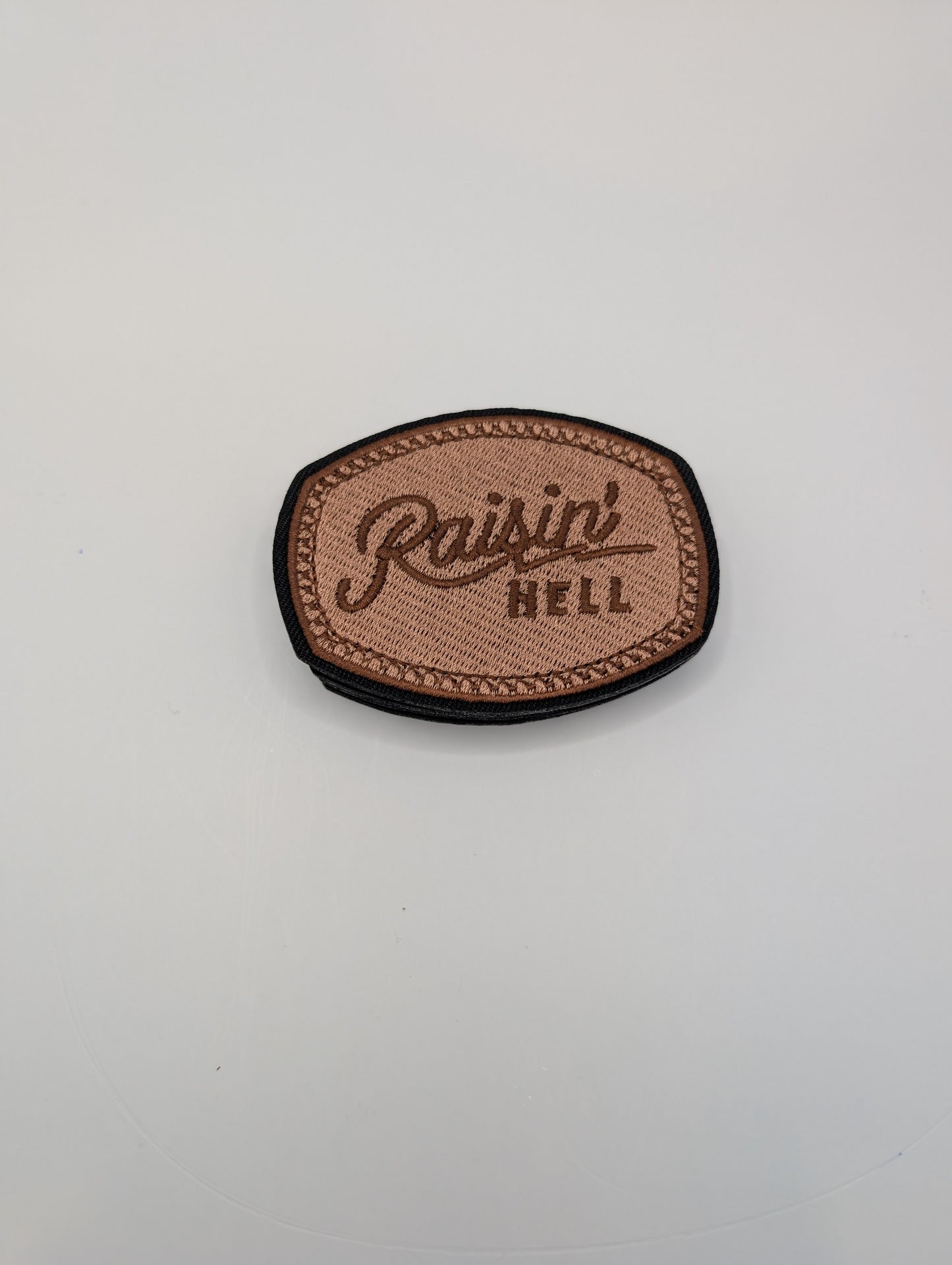 Faux Leather All Embroidery