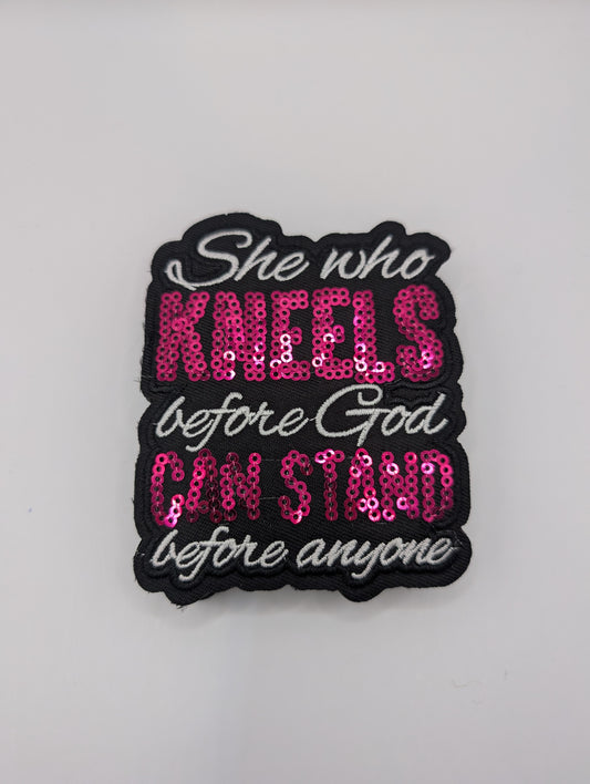 She Who Kneels before