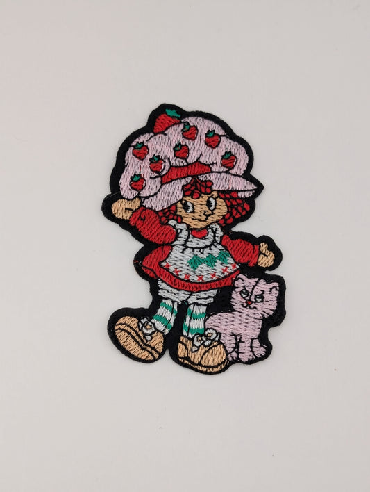 Strawberry Doll posing w/ Cat