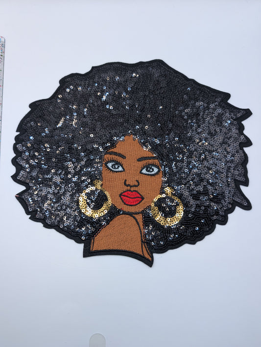 Large Afro Lady