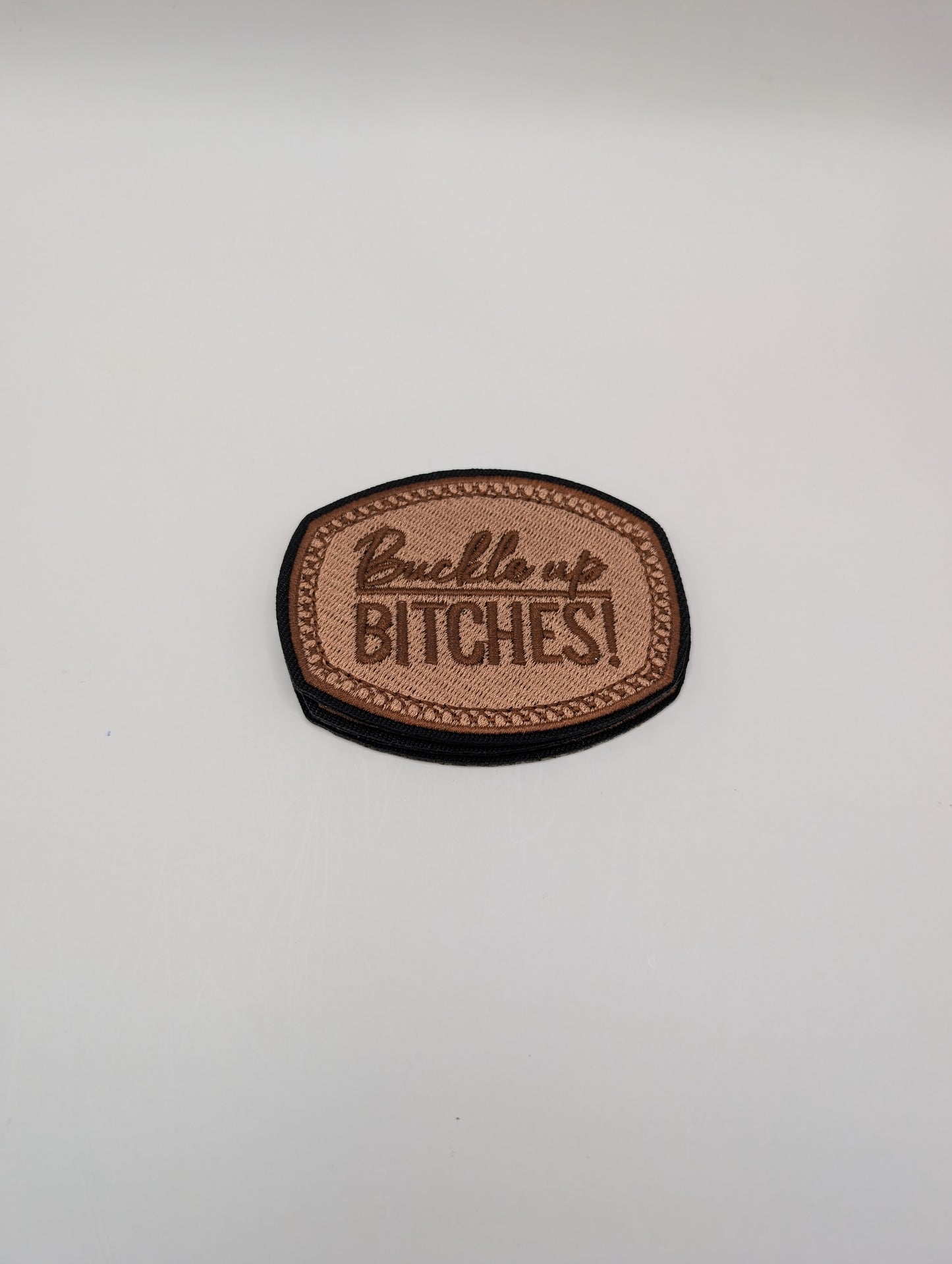 Faux Leather All Embroidery