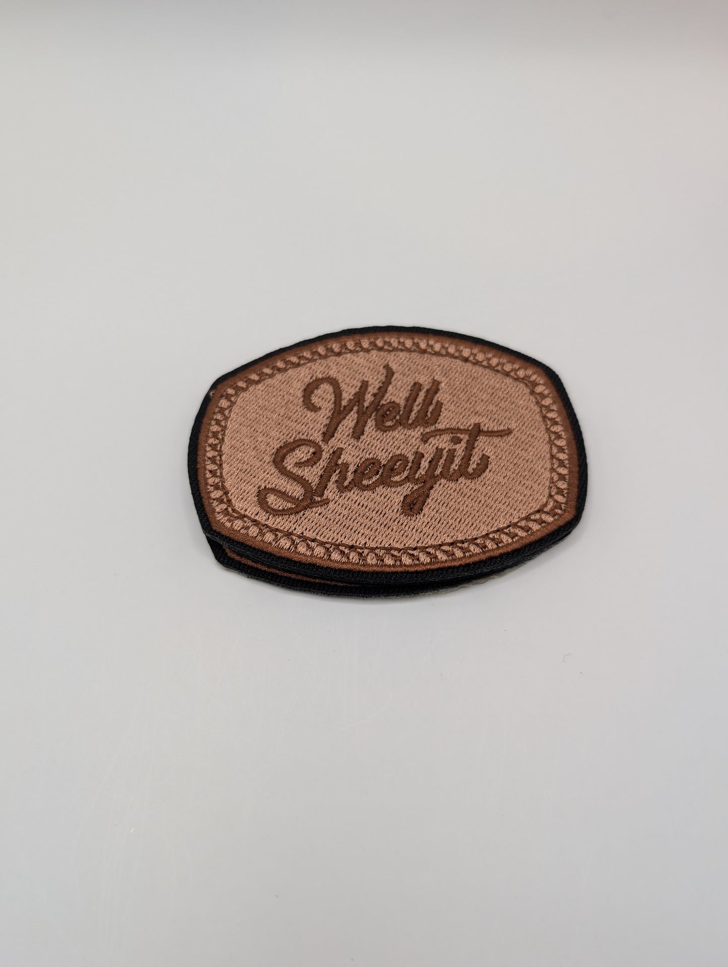 Faux Leather All Embroidery