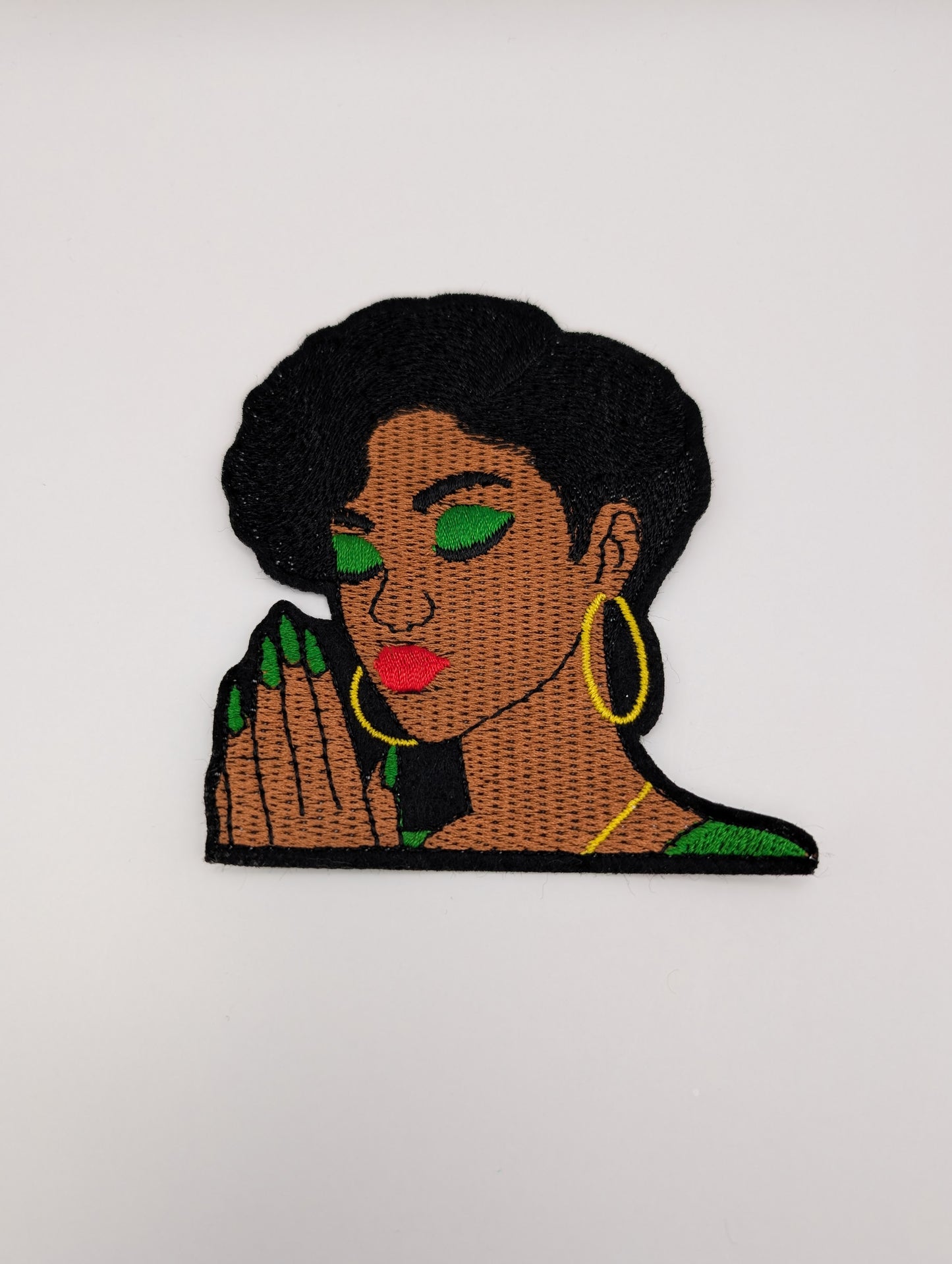 Praying Lady in Green